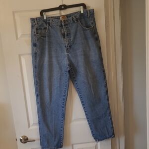 Men's Relaxed Fit Blue Jeans Route 66 Size 42x30